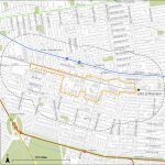 Map showing the scope of the AAMUP re zoning area